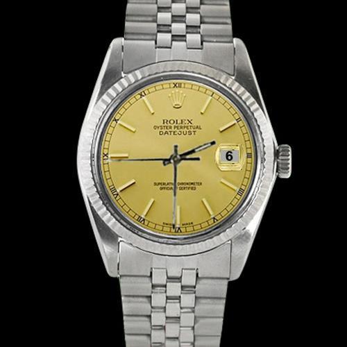 Rolex Datumjust herenhorloge roestvrij staal Rolex Jubileum Armband Gecanneleerde Lunette SNELLE INSTELLING
