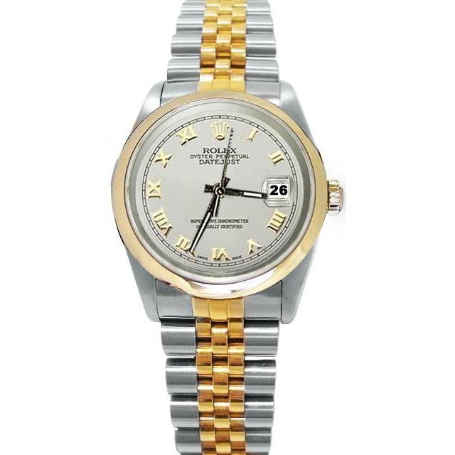 Rolex Datumjust horloge Armband dame Man Romeinse wijzerplaat Gouden rand SNELLE INSTELLING
