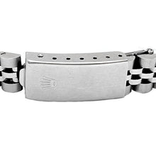 Afbeelding in Gallery-weergave laden, Rolex Datumjust horloge Jubileum roestvrij staal armband met witte diamant wijzerplaat
