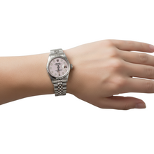 Afbeelding in Gallery-weergave laden, Rolex Datumjust horloge Jubileum roestvrijstalen horloge met witte diamanten wijzerplaat P5
