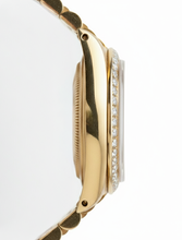 Afbeelding in Gallery-weergave laden, Rolex Datumjust horloge voorzitter Stijl armband grijze Romeinse wijzerplaat geel goud dames
