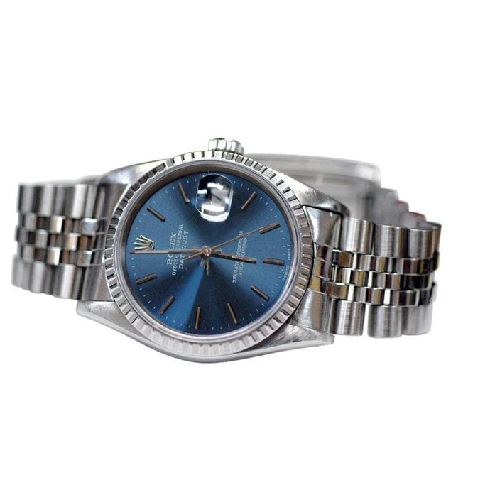 Rolex Datumjust jubileumarmband herenhorloge Stok wijzerplaat snel ingesteld
