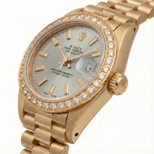 Afbeelding in Gallery-weergave laden, echte round diamant 0.20karaat watch bovenaanzicht

