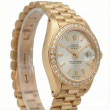 Afbeelding in Gallery-weergave laden, echte round diamant 0.20karaat watch op wit
