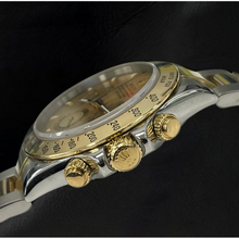 Afbeelding in Gallery-weergave laden, Rolex Daytona Cosmograph Tweekleurig Horloge met Champagne Wijzerplaat
