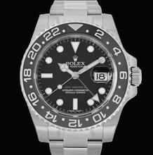 Afbeelding in Gallery-weergave laden, Rolex GMT-Master II 116710LN 40mm Zwarte Wijzerplaat Roestvrij Staal Horloge
