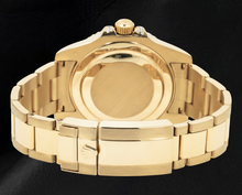 Afbeelding in Gallery-weergave laden, Rolex GMT Master II 116718 Zwarte Wijzerplaat 40mm 18K Geelgoud Horloge
