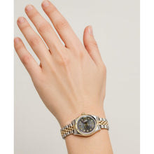 Afbeelding in Gallery-weergave laden, Rolex Jaar 2001 Datejust Grijze Diamant Wijzerplaat 26 mm Tweekleurig Dameshorloge P1
