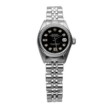 Afbeelding in Gallery-weergave laden, Rolex Jubileum-armband van roestvrij staal met diamantwijzerplaat Datumjust-horloge


