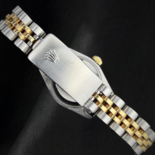 Afbeelding in Gallery-weergave laden, Rolex Dames Datejust 26 mm Champagnekleurige Fabrieksoriginele Diamanten Wijzerplaat Tweekleurig Horloge

