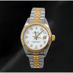 Rolex Dames Datejust 26mm Geelgoud en Roestvrij Staal Horloge Jaar 2002