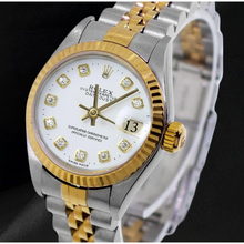 Afbeelding in Gallery-weergave laden, Rolex Dames Datejust 26mm Geelgoud en Roestvrij Staal Horloge Jaar 2002
