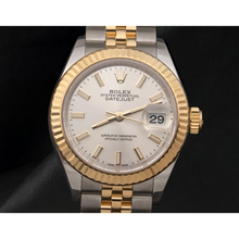 Afbeelding in Gallery-weergave laden, Rolex Lady-Datejust 279173 Lunette Gecanneleerd Tweekleurig Jubilee 28 mm Horloge
