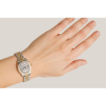 Afbeelding in Gallery-weergave laden, Rolex Lady Datejust 26 mm Zilveren Jubilee Diamant Wijzerplaat Tweekleurig Horloge
