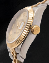 Afbeelding in Gallery-weergave laden, Rolex Lady-Datejust 28mm 279173 Champagne Romeinse Wijzerplaat Tweekleurig Horloge
