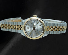 Afbeelding in Gallery-weergave laden, Rolex Lady-Datejust 28mm 279173 Zilverkleurige Lichtgevende Index Wijzerplaat Tweekleurig Horloge
