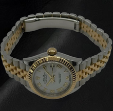 Afbeelding in Gallery-weergave laden, Rolex Lady-Datejust 28mm 279173 Tweekleurig horloge met witte Romeinse wijzerplaat
