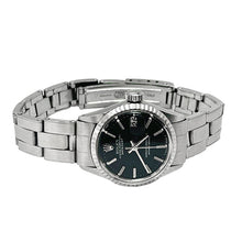 Afbeelding in Gallery-weergave laden, Rolex Lady Datejust Zwarte Stick Dial 26mm Roestvrijstalen Horloge
