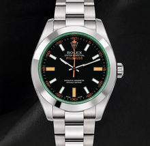 Afbeelding in Gallery-weergave laden, Rolex Milgauss 40mm 116400V Zwarte Wijzerplaat Roestvrij Staal Horloge
