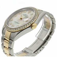 Afbeelding in Gallery-weergave laden, Zuid-Zee Parel Rolex -karaat Two Tone Gold – zijaanzicht
