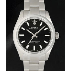 Rolex Oester Doorlopend 31 mm roestvrijstalen dameshorloge