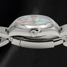 Afbeelding in Gallery-weergave laden, Rolex Oyster Perpetual 277200 31 mm Turkoois Celebration Wijzerplaat met Streepindexen Roestvrij Staal Horloge

