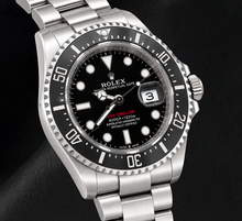 Afbeelding in Gallery-weergave laden, Rolex Sea-Dweller 126600 43mm Roestvrij Staal Horloge met Zwarte Lichtgevende Wijzerplaat
