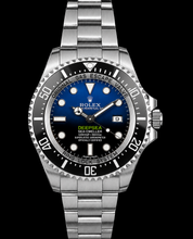 Afbeelding in Gallery-weergave laden, Rolex Sea-Dweller Deepsea 44mm 116660 James Cameron Blauwe Kleurverloop Wijzerplaat Roestvrij Staal Oyster-armband Horloge
