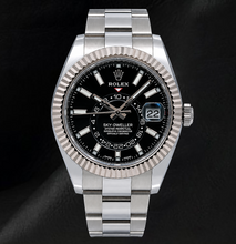 Afbeelding in Gallery-weergave laden, Rolex Sky-Dweller 326934 Zwarte Wijzerplaat 42mm Roestvrij Staal Oyster-armband Horloge
