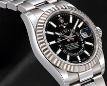 Afbeelding in Gallery-weergave laden, Rolex Sky-Dweller 326934 Zwarte Wijzerplaat 42mm Roestvrij Staal Oyster-armband Horloge
