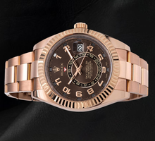 Afbeelding in Gallery-weergave laden, Rolex Sky Dweller 326935 42mm Chocolade Arabische Wijzerplaat Roségoud Horloge
