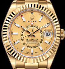 Afbeelding in Gallery-weergave laden, Rolex Sky-Dweller 326938 42mm Champagne Wijzerplaat Geelgoud Horloge
