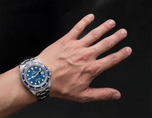 Afbeelding in Gallery-weergave laden, Rolex Submariner 116610LN Datum 40 mm Diamant met Blauwe Saffieren Lunette Roestvrij Staal Horloge
