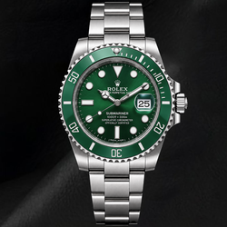 Rolex Submariner Date 116610LV Groene Wijzerplaat 40mm Roestvrij Staal Horloge
