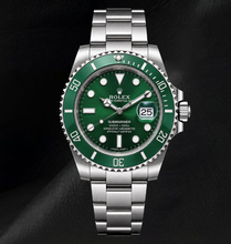 Afbeelding in Gallery-weergave laden, Rolex Submariner Date 116610LV Groene Wijzerplaat 40mm Roestvrij Staal Horloge
