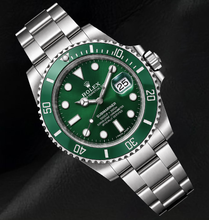 Afbeelding in Gallery-weergave laden, Rolex Submariner Date 116610LV Groene Wijzerplaat 40mm Roestvrij Staal Horloge

