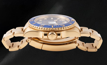 Afbeelding in Gallery-weergave laden, Rolex Submariner Datum 40mm 116618LB Blauwe Wijzerplaat Geelgoud Horloge
