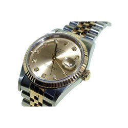 Rolex Twee toon Heren Datumjust horloge wijzerplaat