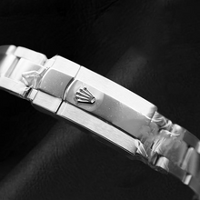 Afbeelding in Gallery-weergave laden, Rolex dame datum-just stalen horloge met Romeinse wijzerplaat
