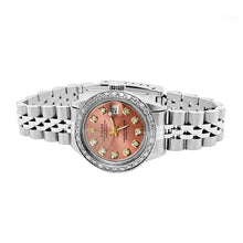 Afbeelding in Gallery-weergave laden, Rolex diamanten wijzerplaat rand jubileum roestvrijstalen armband Datumjust dameshorloge
