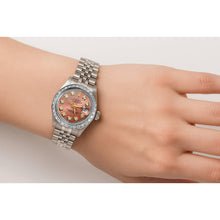 Afbeelding in Gallery-weergave laden, Rolex diamanten wijzerplaat rand jubileum roestvrijstalen armband Datumjust dameshorloge P1
