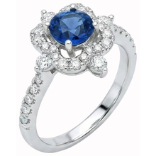 Afbeelding in Gallery-weergave laden, echte round diamant 4.30karaat ring vooraanzicht
