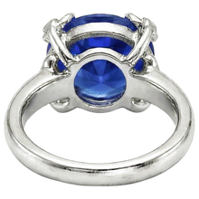 Afbeelding in Gallery-weergave laden, Natuurlijke Saffier Ring 7.01ct - Witgoud 14K
