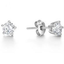 Afbeelding in Gallery-weergave laden, GIA-gecertificeerd Natuurlijke Diamanten Oorbel 4.01ct - Witgoud 14K
