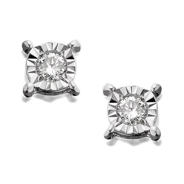 Rond Geslepen Echt Diamanten Lady Oorknopjes 1,70 Ct Briljante Diamant Geslepen Montage
