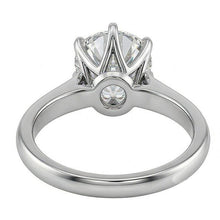 Afbeelding in Gallery-weergave laden, echte round diamant 1.25karaat ring op wit
