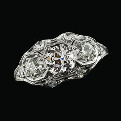 Natuurlijke Diamanten Ring 4.25ct - Witgoud 14K