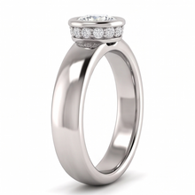 Afbeelding in Gallery-weergave laden, Ronde Diamanten Echte Jubileumring 1.66 karaat Bezel en Griffenset
