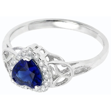 Afbeelding in Gallery-weergave laden, echte round diamant 1.50karaat ring close-up detail
