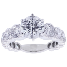 Afbeelding in Gallery-weergave laden, Ronde Echt Diamanten Verlovingsring 3,50 Karaat 6-Tands Witgoud 14K
